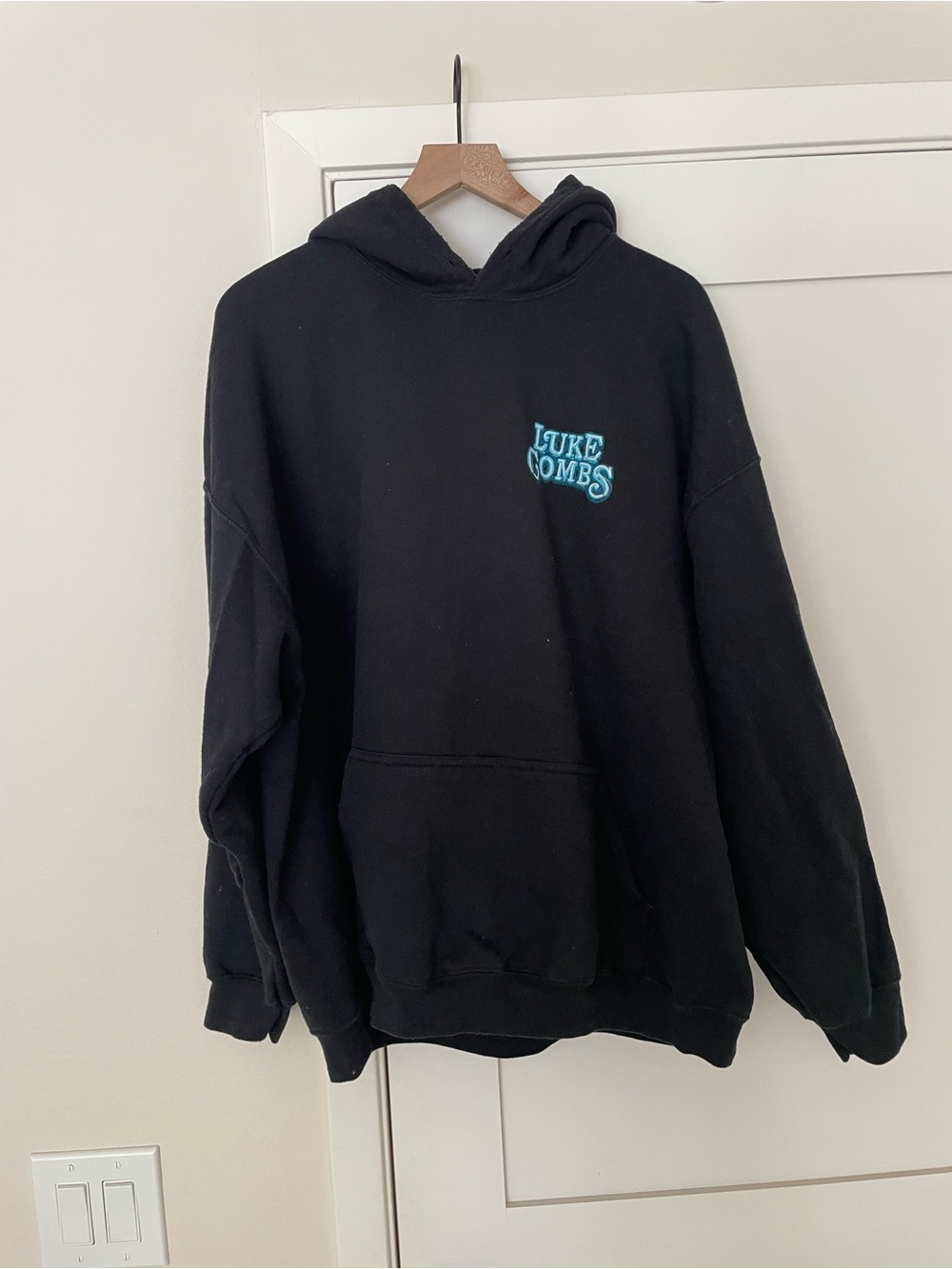 Black Luke Combs Concert Merch Hoodie